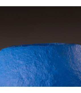 Decorative Blue Papier Maché Vase H37cm