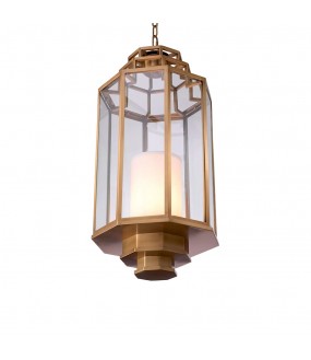 Brass Finish Myrtle Lantern H69cm