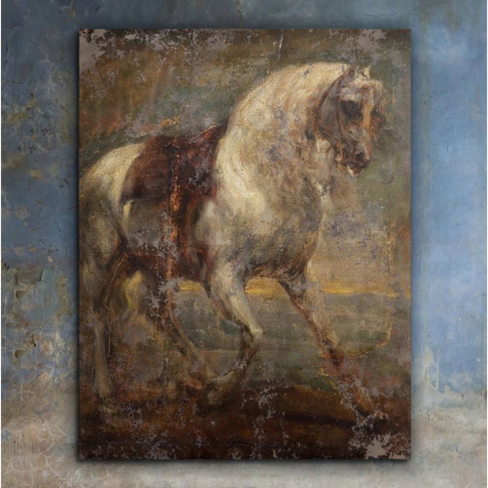 Painting Moving Horse H116x89cm