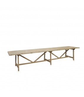 Farmhouse Table Carmélite Reclaimed Wood, L400cm
