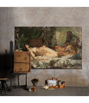Lying Woman Canvas H113x161cm
