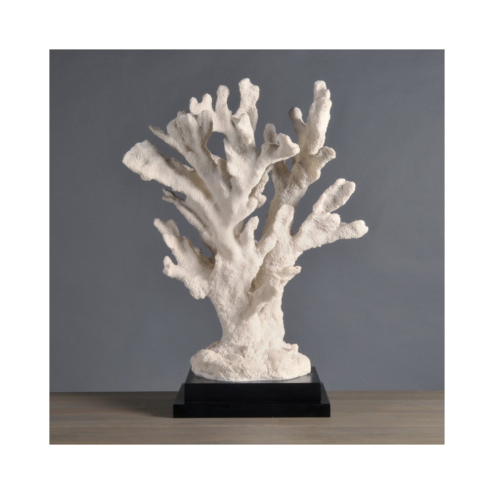 Giant Branch Coral White Resin H66cm