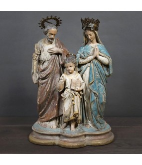 Statue Sainte Famille H45cm