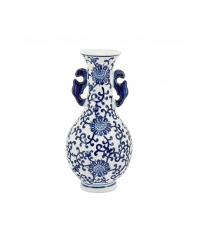 Chinese Porcelain Vase with Handles H36cm