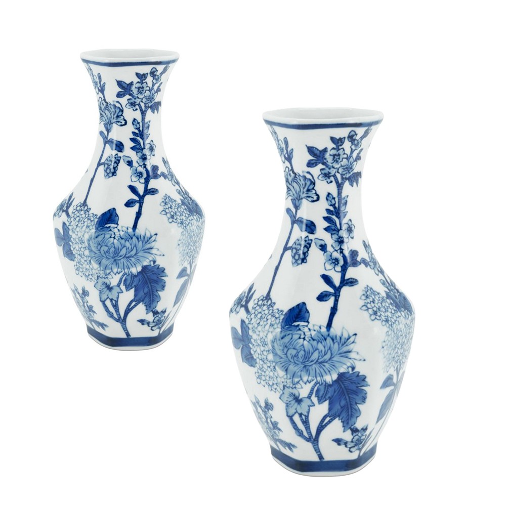 Pair of Chinese Porcelaine Vases H26cm