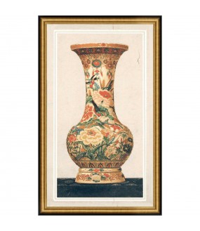 2 very beautiful reproductions of engravings of ancient Chinese vases