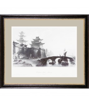 Ancient Chinese City Prints, Set of 2