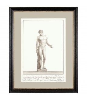 Gravures Statues Romaines Piranesi, Set de 4