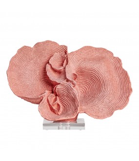 Corail Résine Rose - H22x33cm