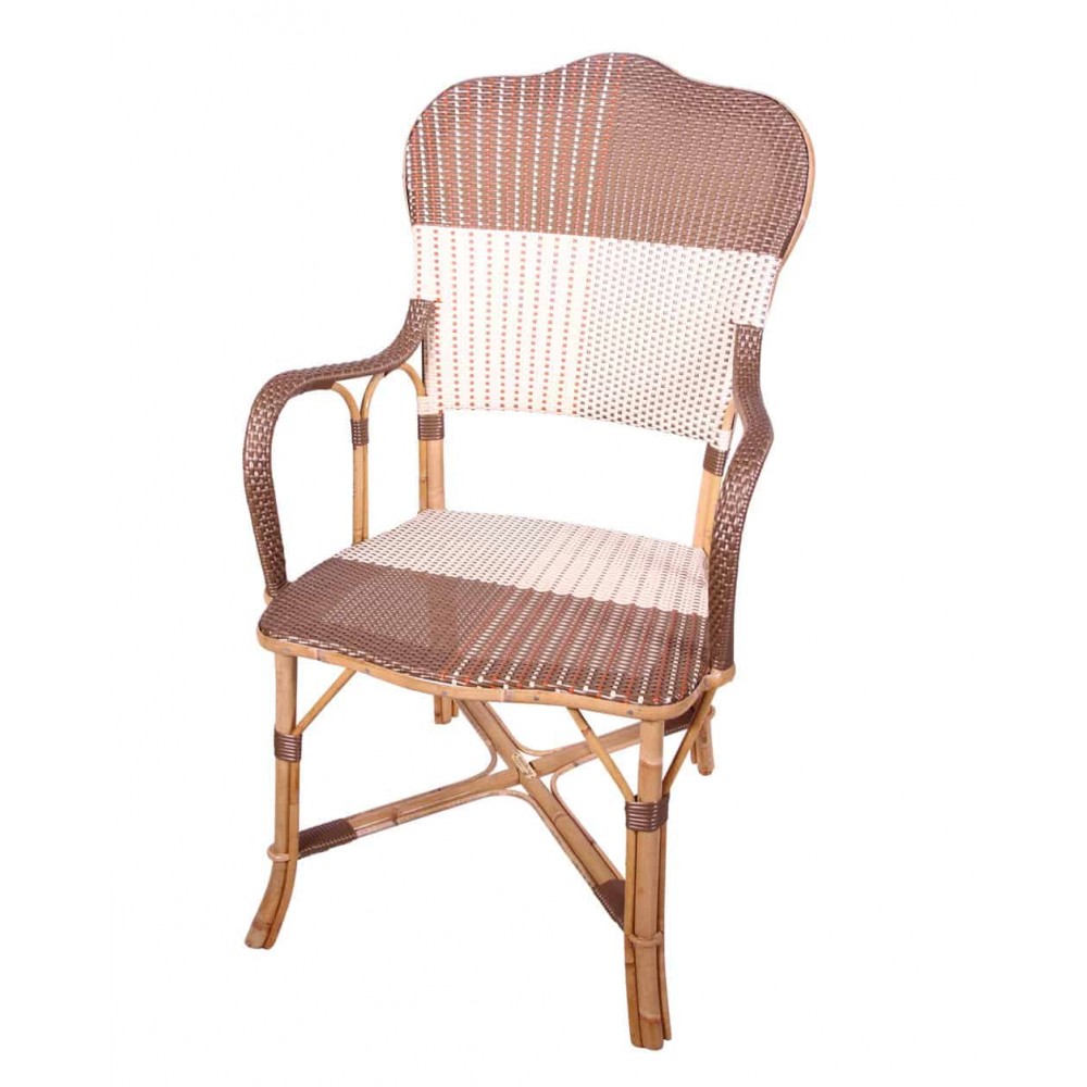 Large Cane Rattan Armchair, Made On Order