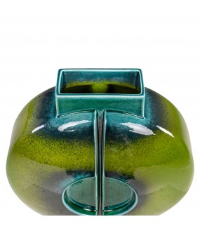 Round and Green Venus Vase H30cm