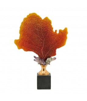 Red Gorgonian Reproduction on Stand - H56cm