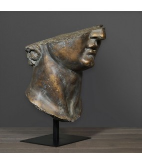 Bronze Fragment Face of Apollo, Metropolitan Museum