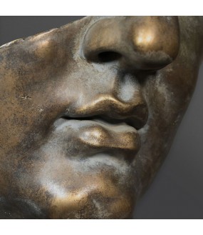 Statue Fragment Apollon Patine Bronze