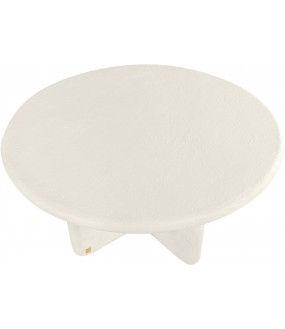 Round Coffee Table Ares ø90cm, Off White or Black