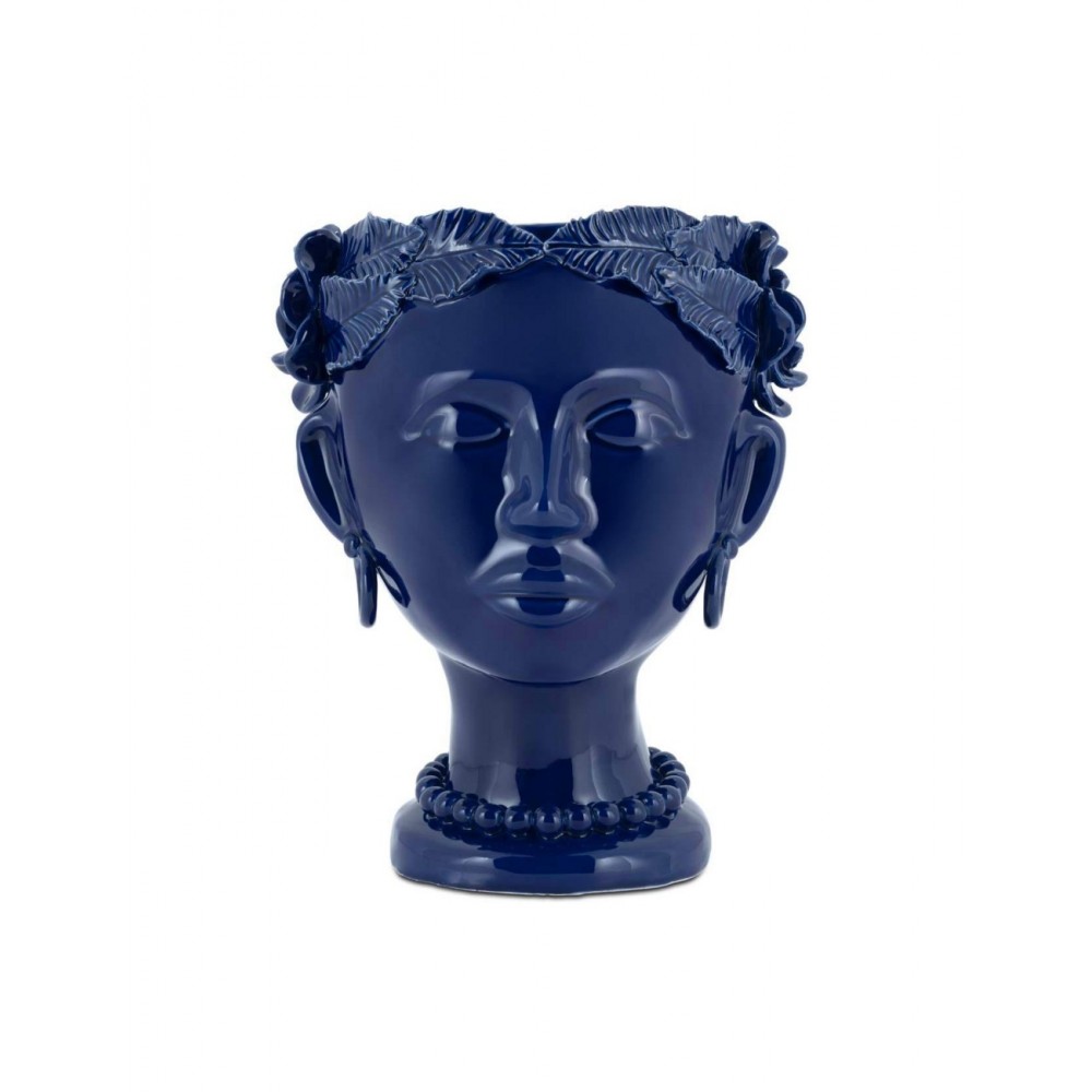 Ceramic Vase, Woman Moor Head