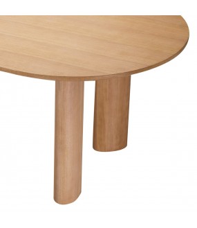 Table Ovale BellaVista, Placage Chêne 244cm