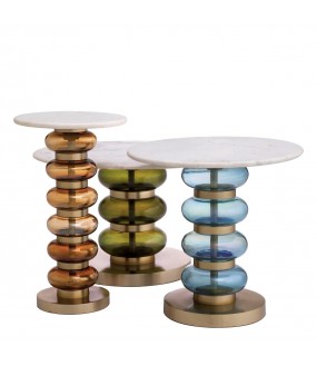 Set of 3 Pedestal Tables MoM