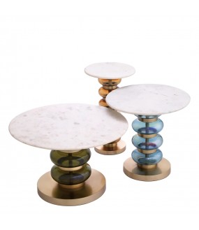 Set of 3 Pedestal Tables MoM