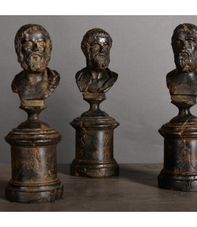 Busts of Greek philosophers, Set of 4