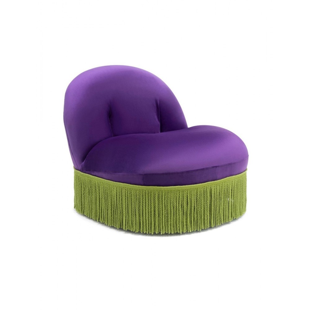 Fauteuil Lounge Hamptons, violet vert