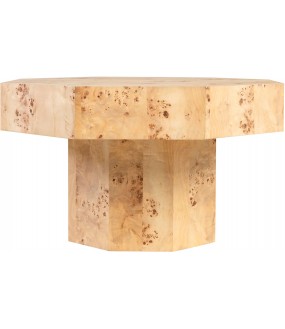 Coffee table Anteus, mappa wood veneer L76cm