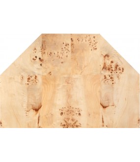 Coffee table Anteus, mappa wood veneer L76cm