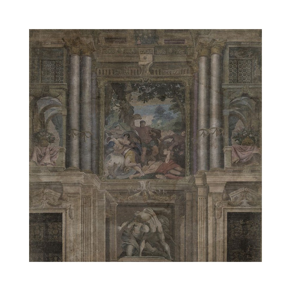 Decorative Panel 19th Century Style - H300x305cm