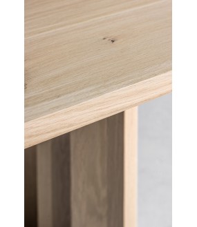 Bespoke Dolmen Table Z series, Solid Oak