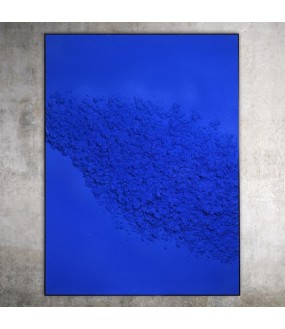 Painting Monochrome Of Blue H151x112cm