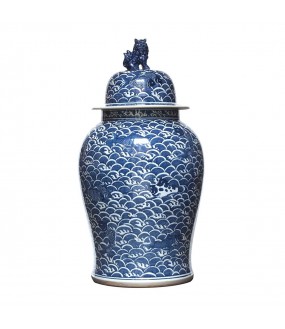 Chinese Porcelain Temple Jar H98cm