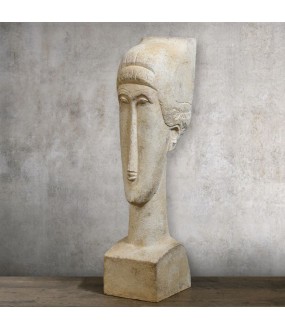 Reproduction of Head Bust, Tribute to Modigliani