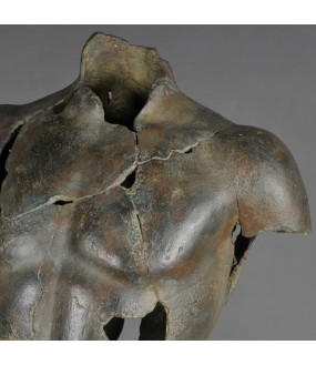 Fragment Statue of Hermes, Bronze Patina