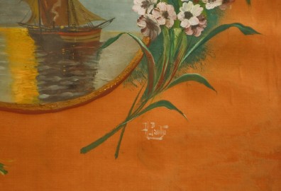 Painting on silk, 1920s