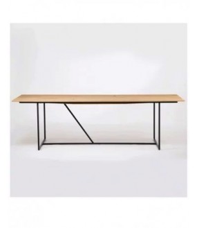 Table de repas Chêne & Métal W L250x90 cm