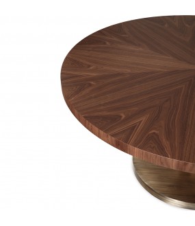 The Magnolia round dining table, the nature is strikingly immortalized in this round dining table
