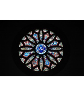 Stained Glass Windows and Decors Painted on Glass