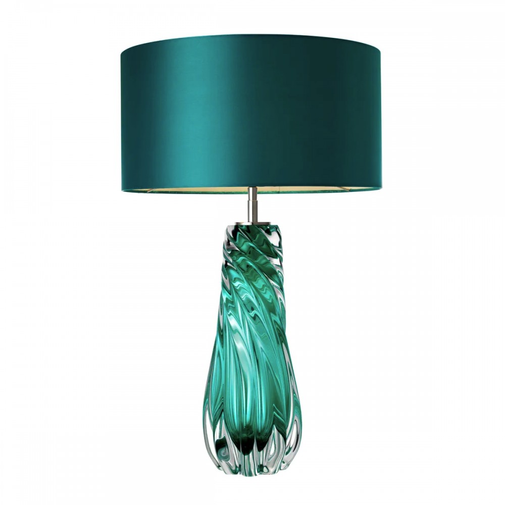 Lampe de Table Muse, Bleu Turquoise H67cm