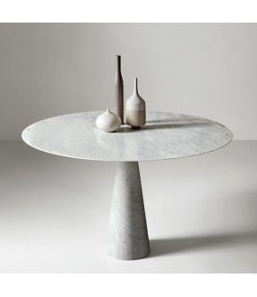 Round Dining Table Natural Stone