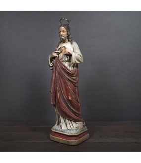 Christ Coeur Sacré de Chapelle H68cm