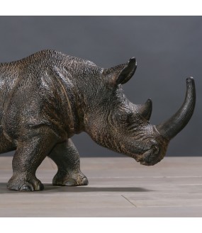Figurine, Rhinocéros en terre cuite