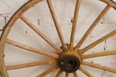 Two Old Wheel of Carts
