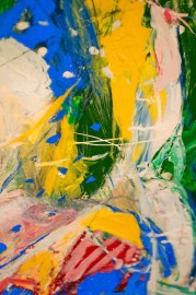 Oil on canvas, "Les falaises : Aube n°2"