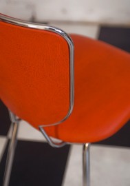 Chaise vintage orange, 70s