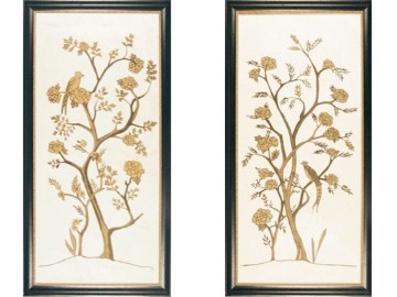 Chinoiserie Decorative Panel - left