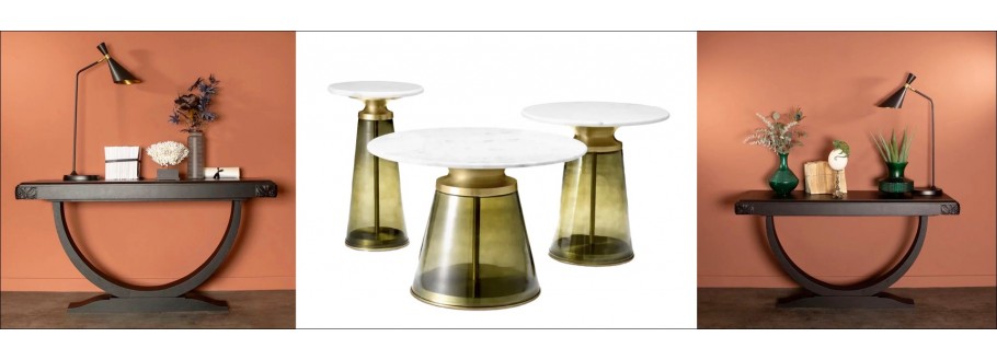 Coffee Tables - Pedestal Tables - Consoles - Columns