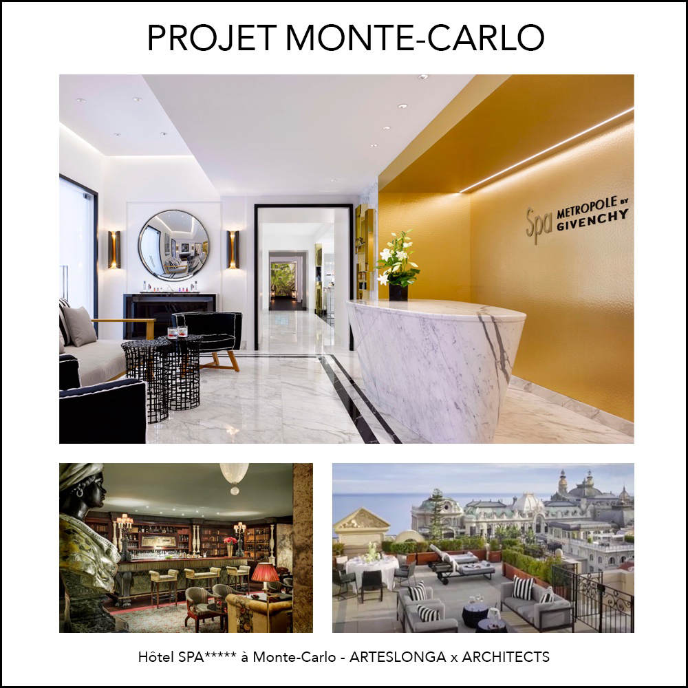 Réalisation déco Intérieure Hotel Palace Monte Carlo