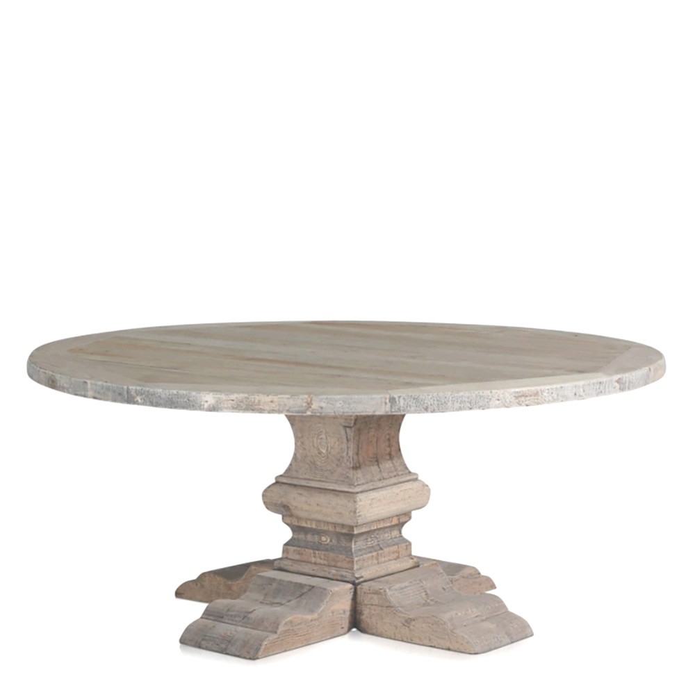 Table ronde en bois massif Monastère